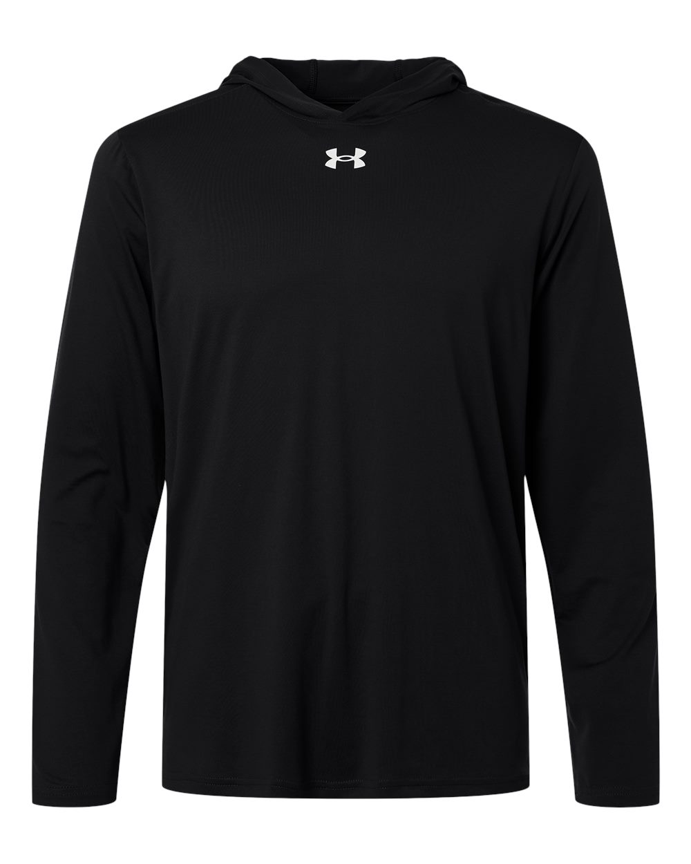 Under Armour 6014164 Men’s Team Vanish Hooded Long Sleeve T-shirt - Black White