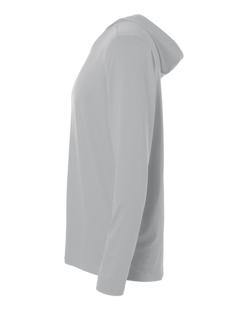 Under Armour 6014164 Men’s Team Vanish Hooded Long Sleeve T-shirt - Mod Grey White