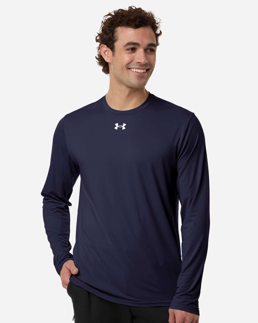 Under Armour 6014166 Men’s Team Vanish Long Sleeve T-shirt - Midnight Navy White