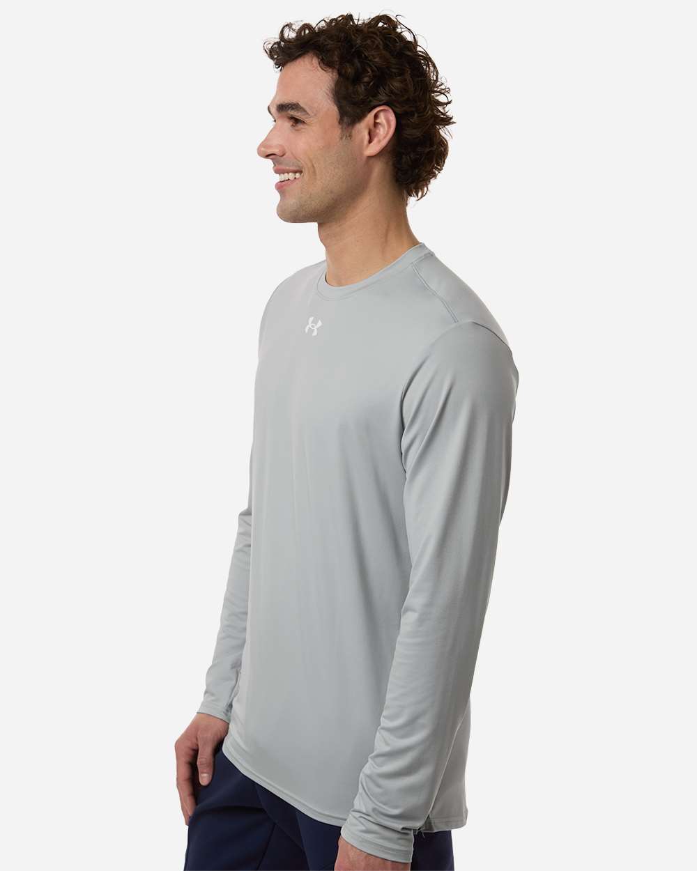 Under Armour 6014166 Men’s Team Vanish Long Sleeve T-shirt - Mod Grey White