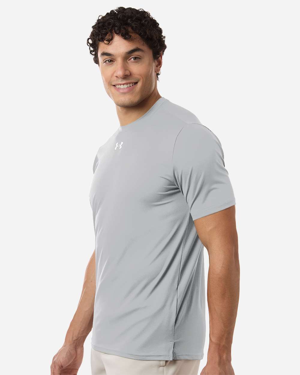 Under Armour 6014167 Men’s Team Vanish T-shirt - Mod Grey White