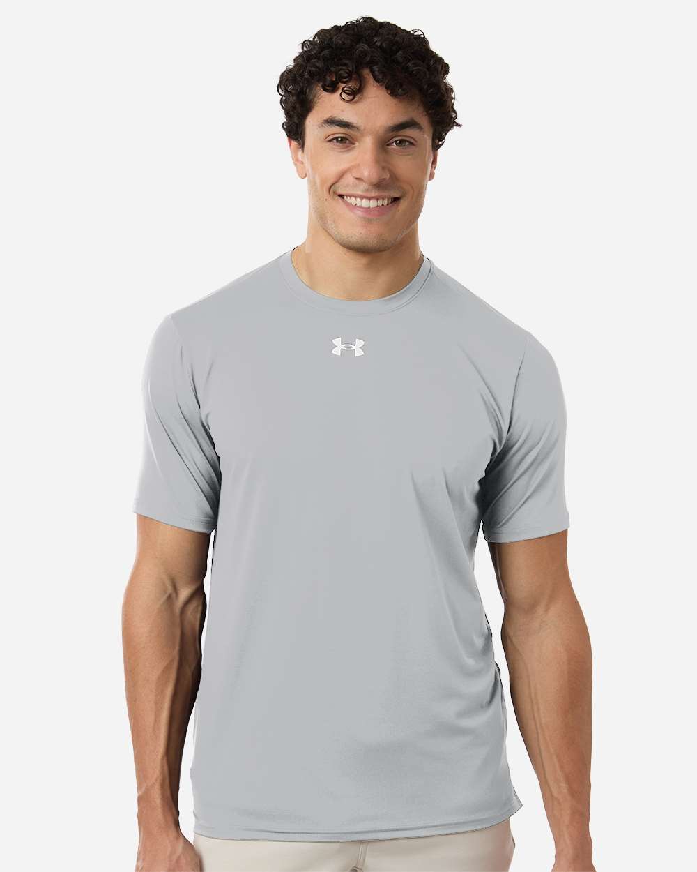 Under Armour 6014167 Men’s Team Vanish T-shirt - Mod Grey White
