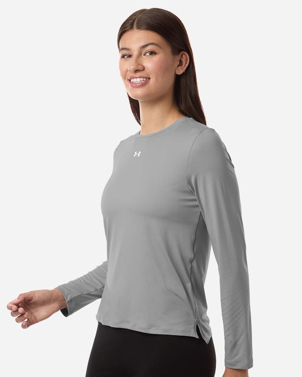 Under Armour 6014457 Women’s Team Vanish Long Sleeve T-shirt - Mod Grey White