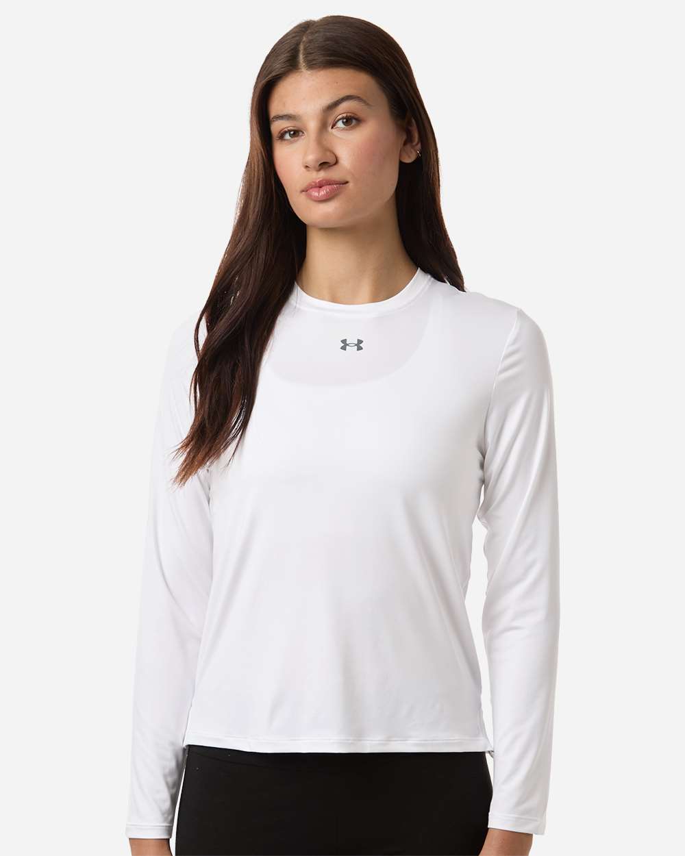 Under Armour 6014457 Women’s Team Vanish Long Sleeve T-shirt - White Pitch Grey