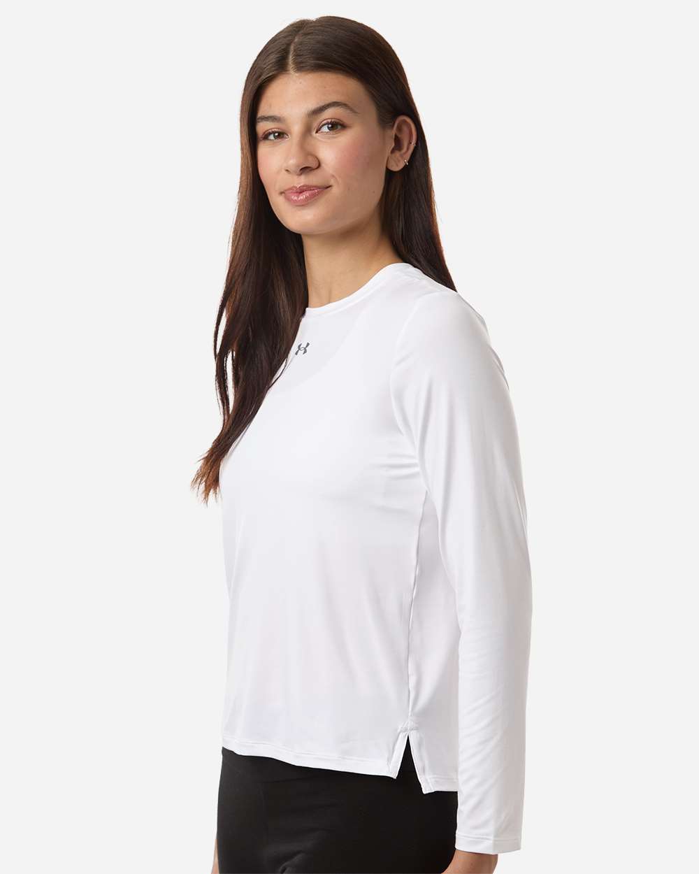 Under Armour 6014457 Women’s Team Vanish Long Sleeve T-shirt - White Pitch Grey