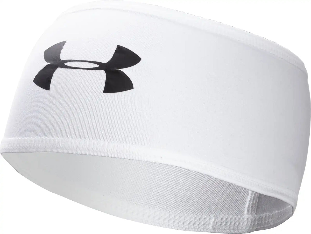 Under Armour Ua20880 Football Headband Skull Wrap Solid - White - Osfm