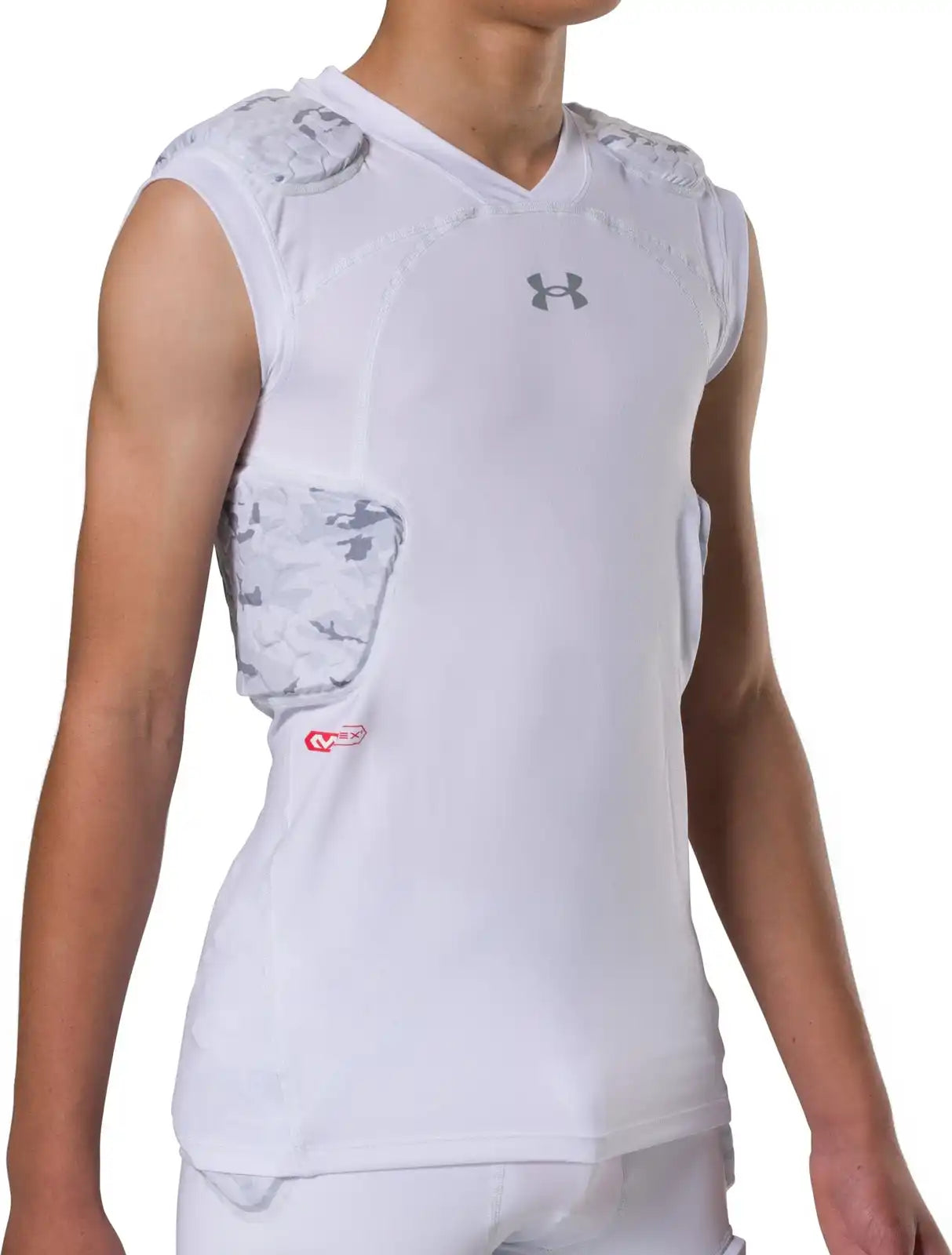 Under Armour Ua21220 Gameday Pro 5-pad Top Nov Yth - White Camo - Camo / s