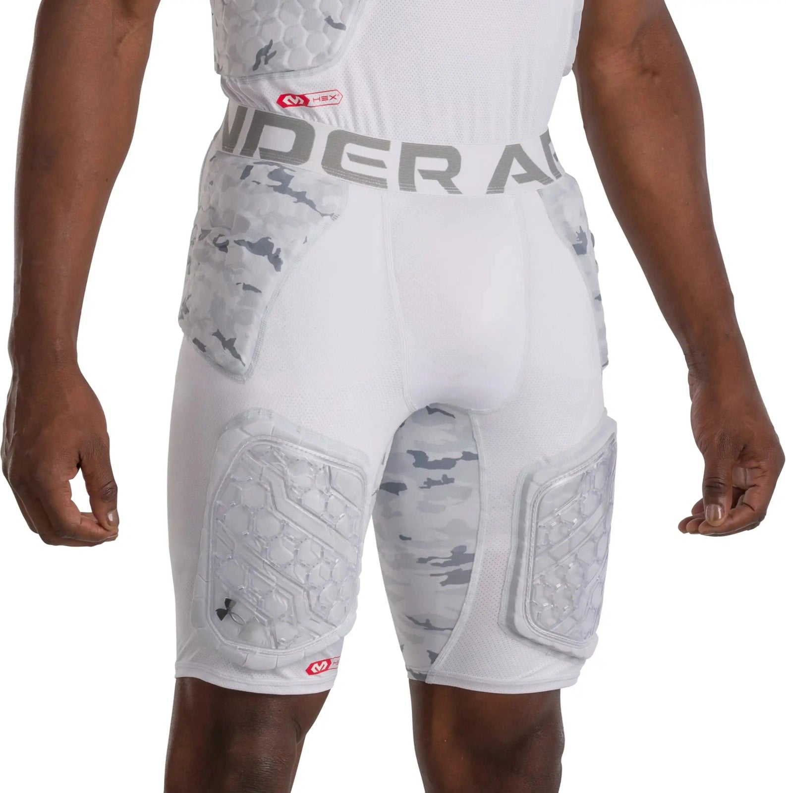 Under Armour Ua21240 Gameday Pro 5pad Girdle Nov - White Camo - Camo / s