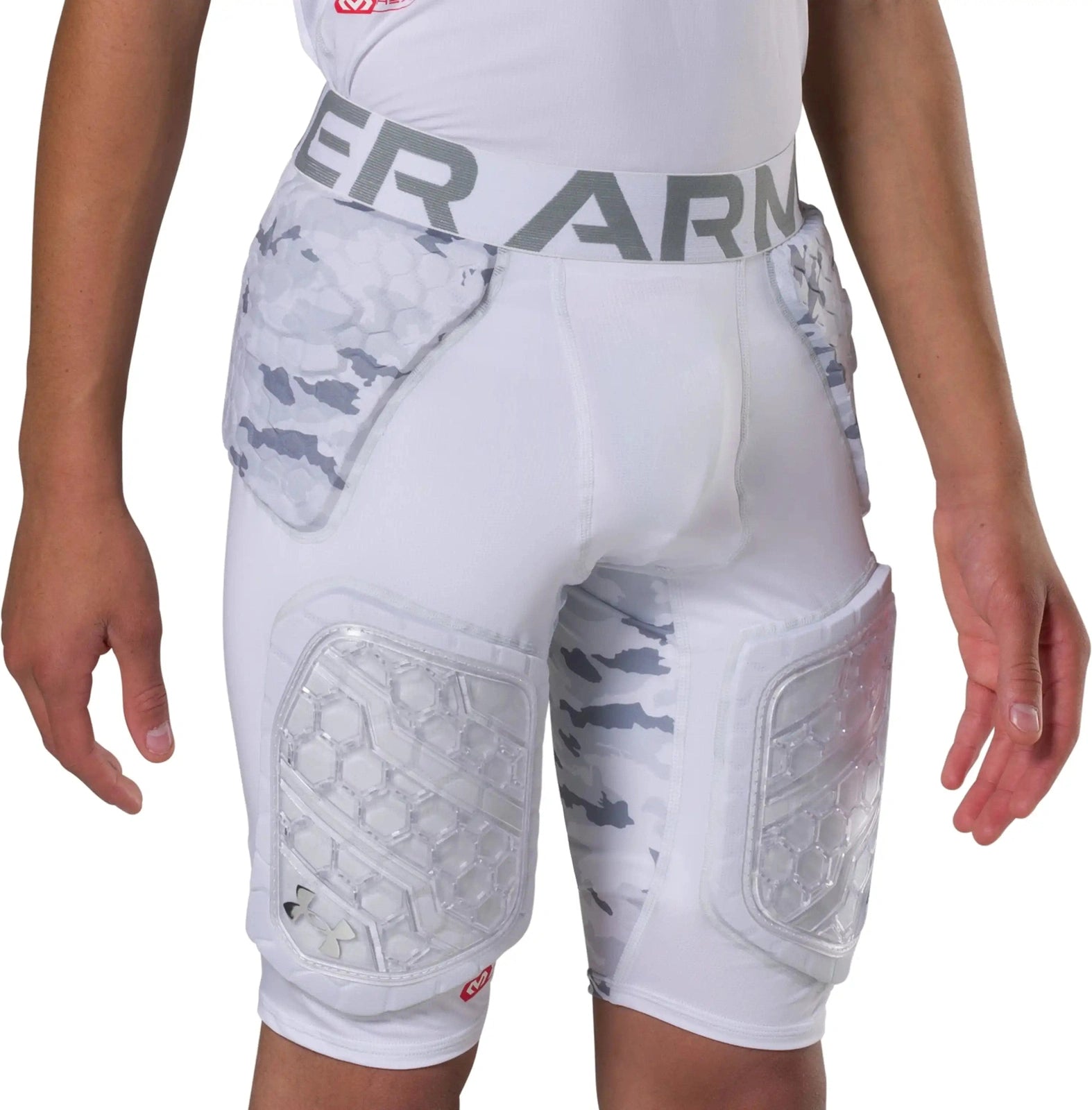 Under Armour Ua21260 Gameday Pro 5pad Girdle Nov y - White Camo - Camo / s