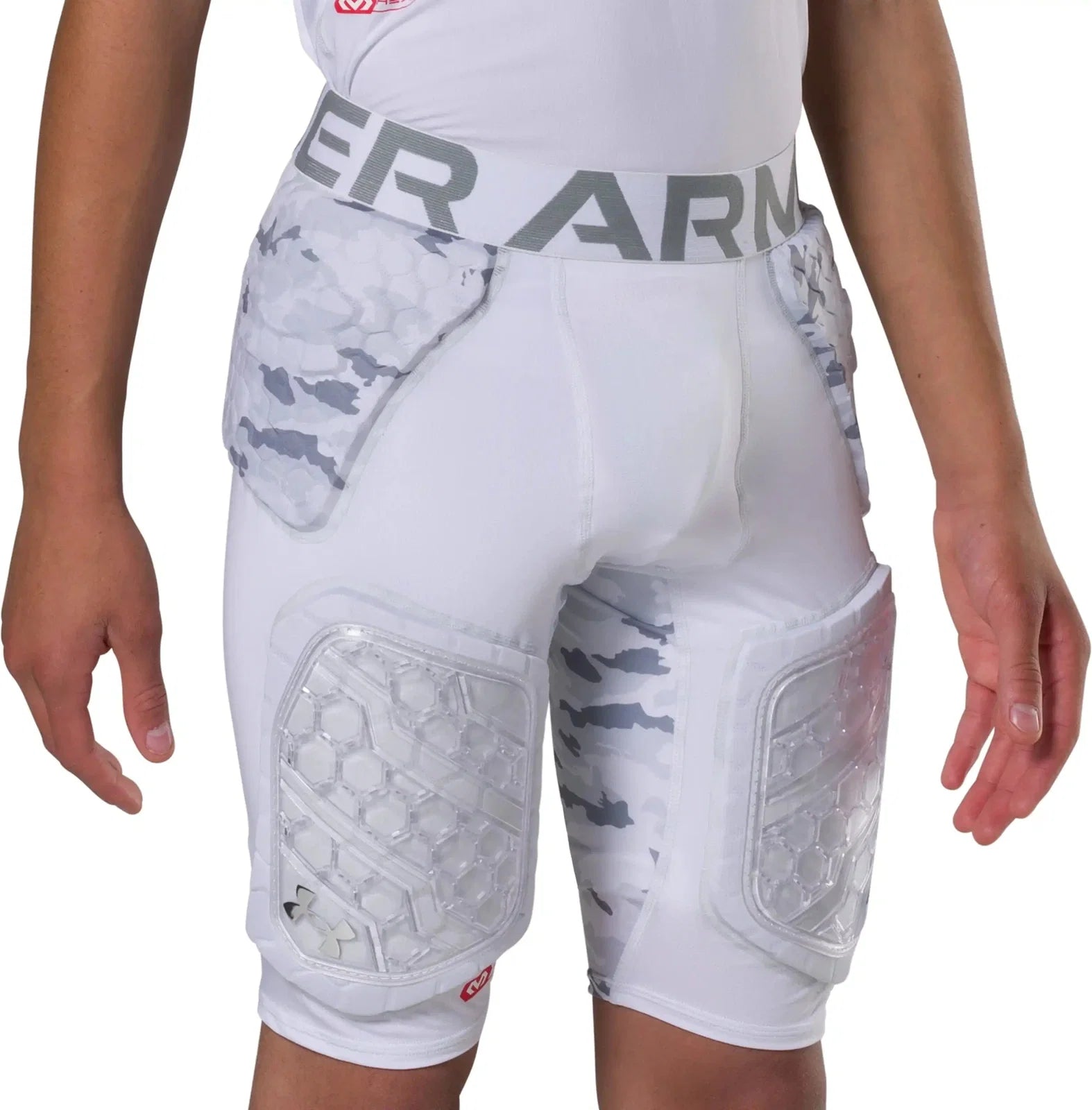 Under Armour Ua21260 Gameday Pro 5pad Girdle Nov Youth - White Camo - s