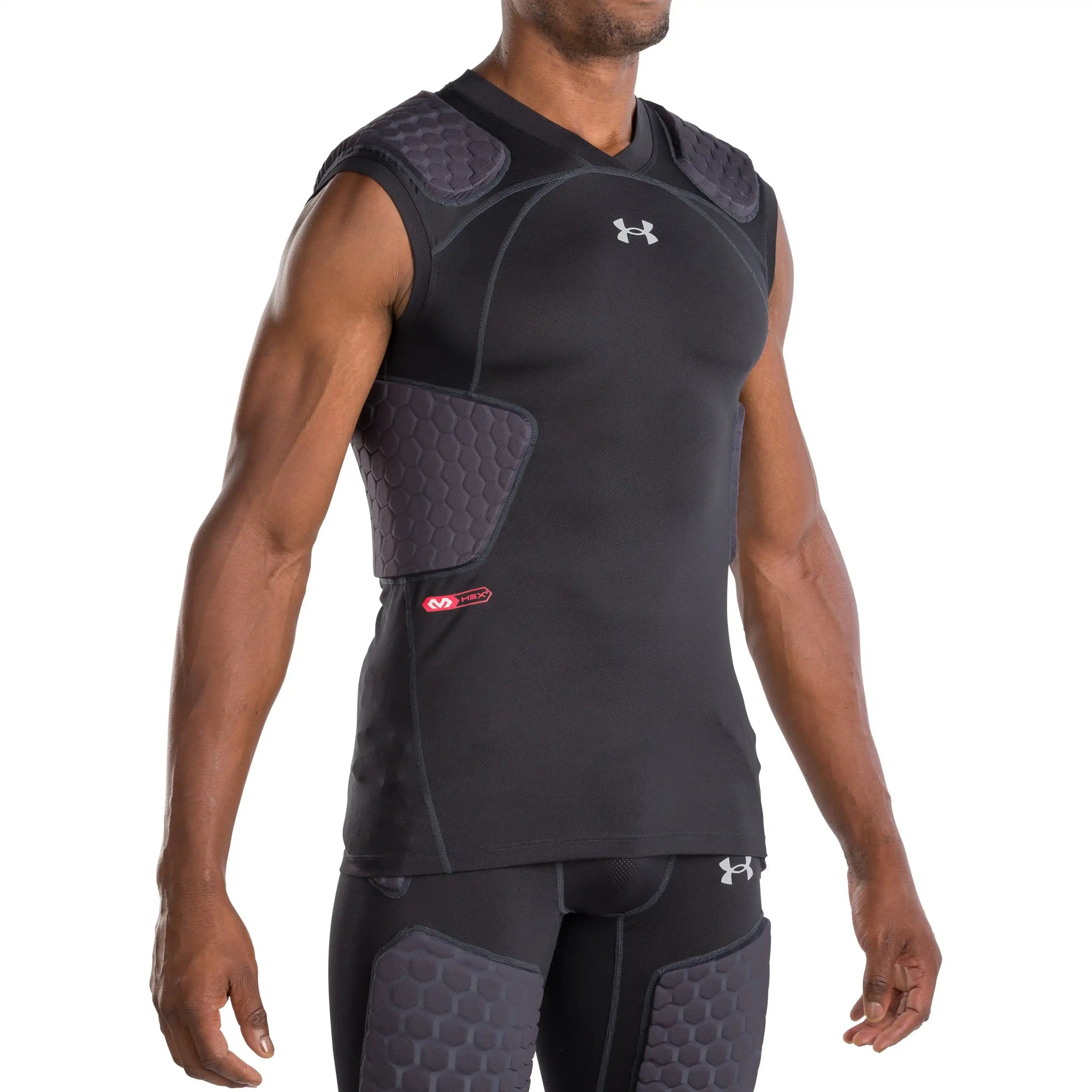 Under Armour Ua21280 Gameday Pro 5-pad Top - Black - s