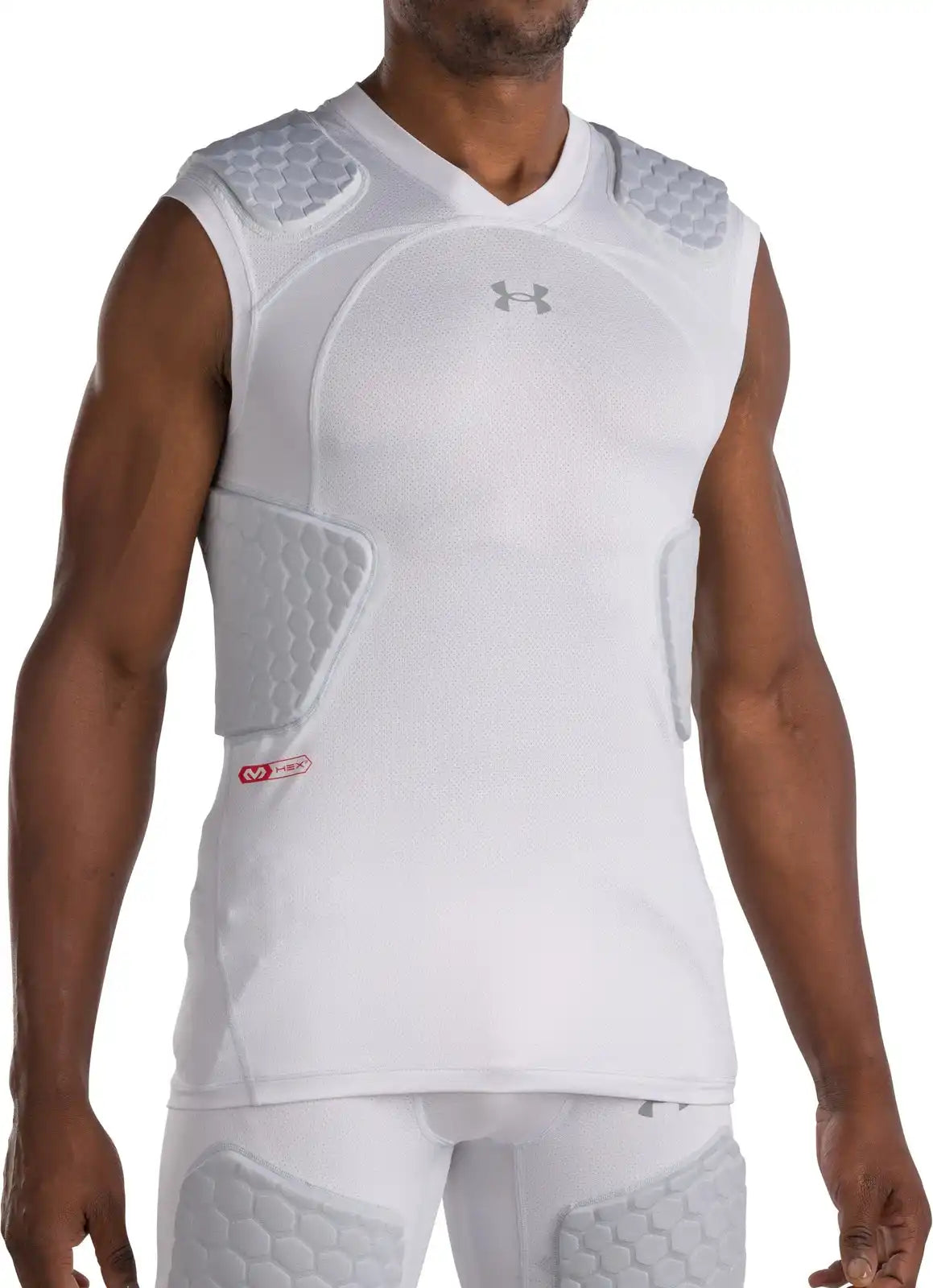 Under Armour Ua21280 Gameday Pro 5-pad Top - White - s
