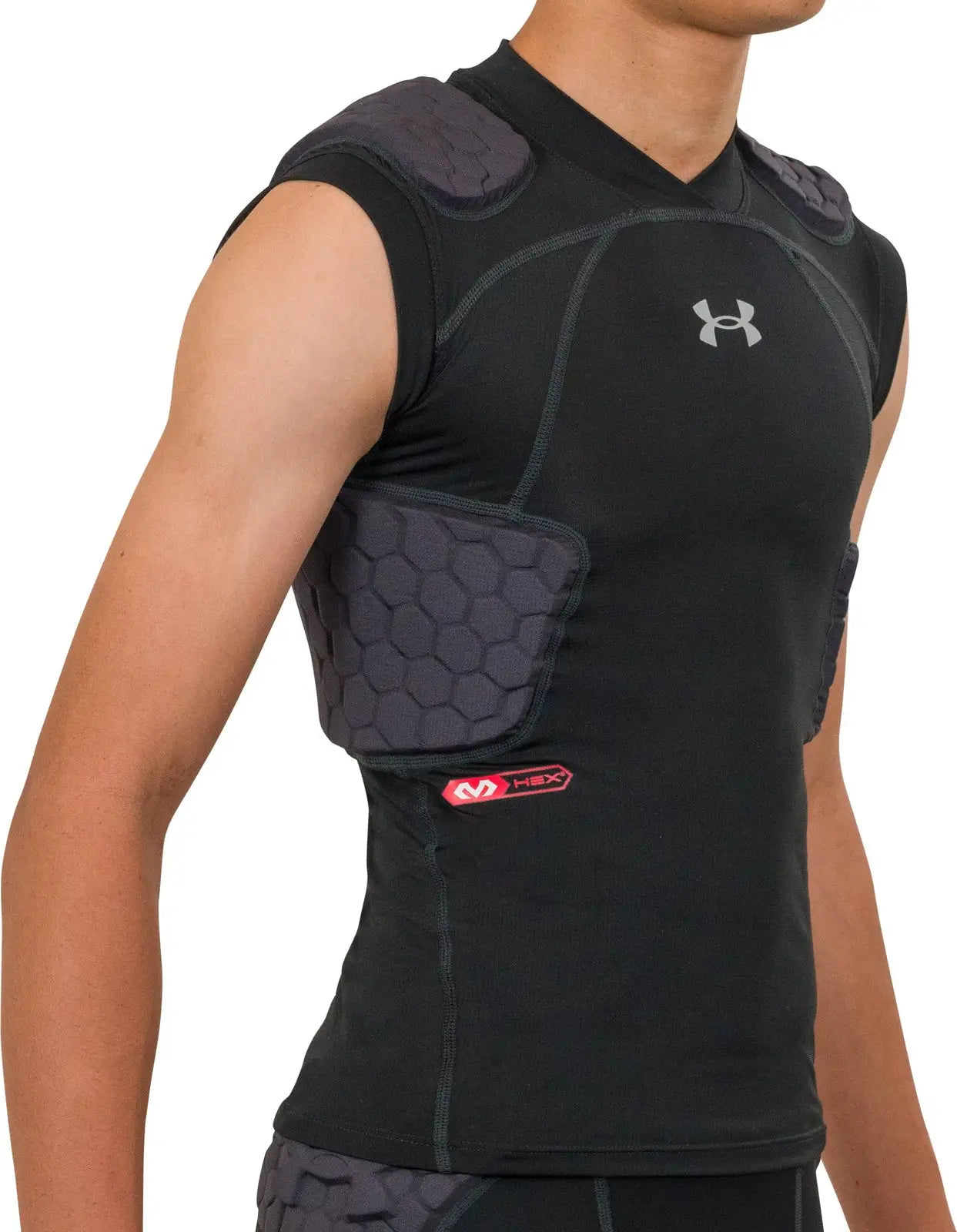 Under Armour Ua21300 Gameday Pro 5-pad Top Youth - Black