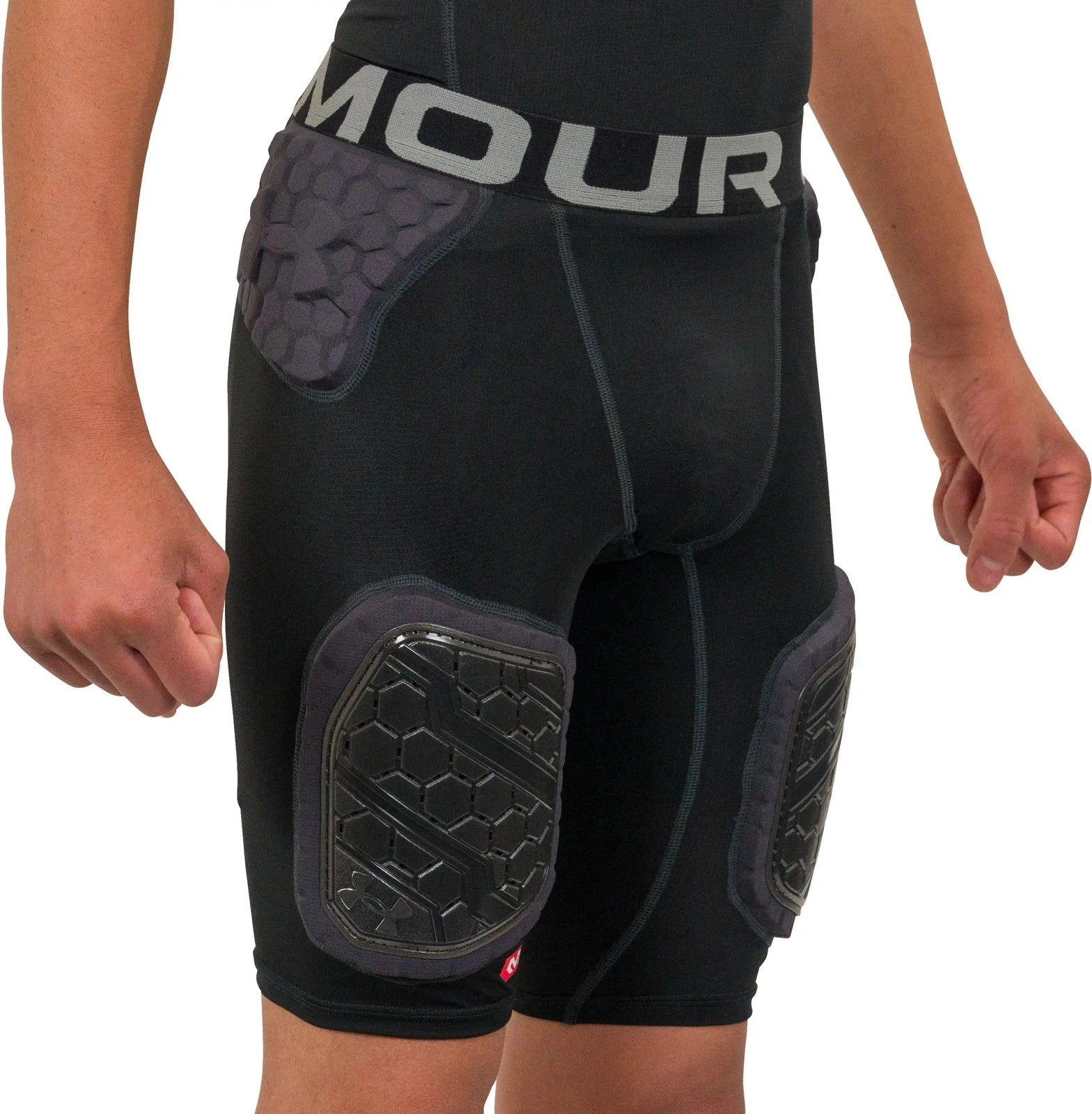 Under Armour Ua21340 Gameday Pro 5-pad Girdle Youth - Black - s