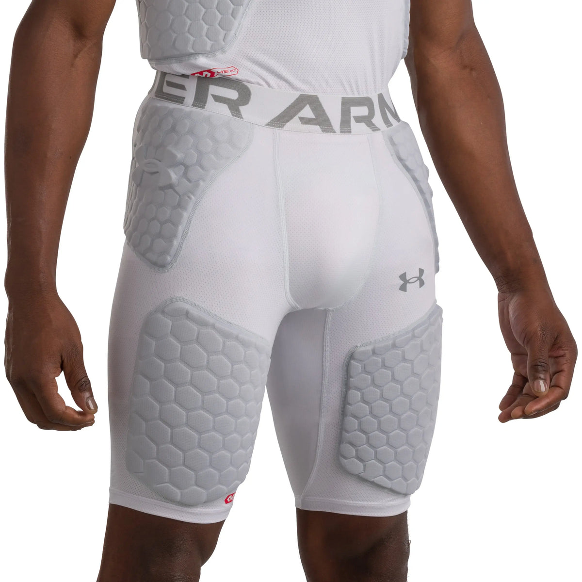 Under Armour Ua21380 Gameday 5-pad Girdle - White