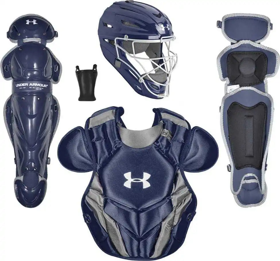 Under Armour Victory 4 Series Catcher’s Gear Box Set Uackcc4-jrvs - Navy