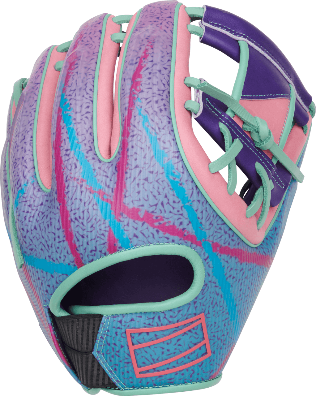 Rawlings 2026 REV1X Series 11.75" Baseball Glove REV2052X - Purple Mint Pink - HIT a Double - 2