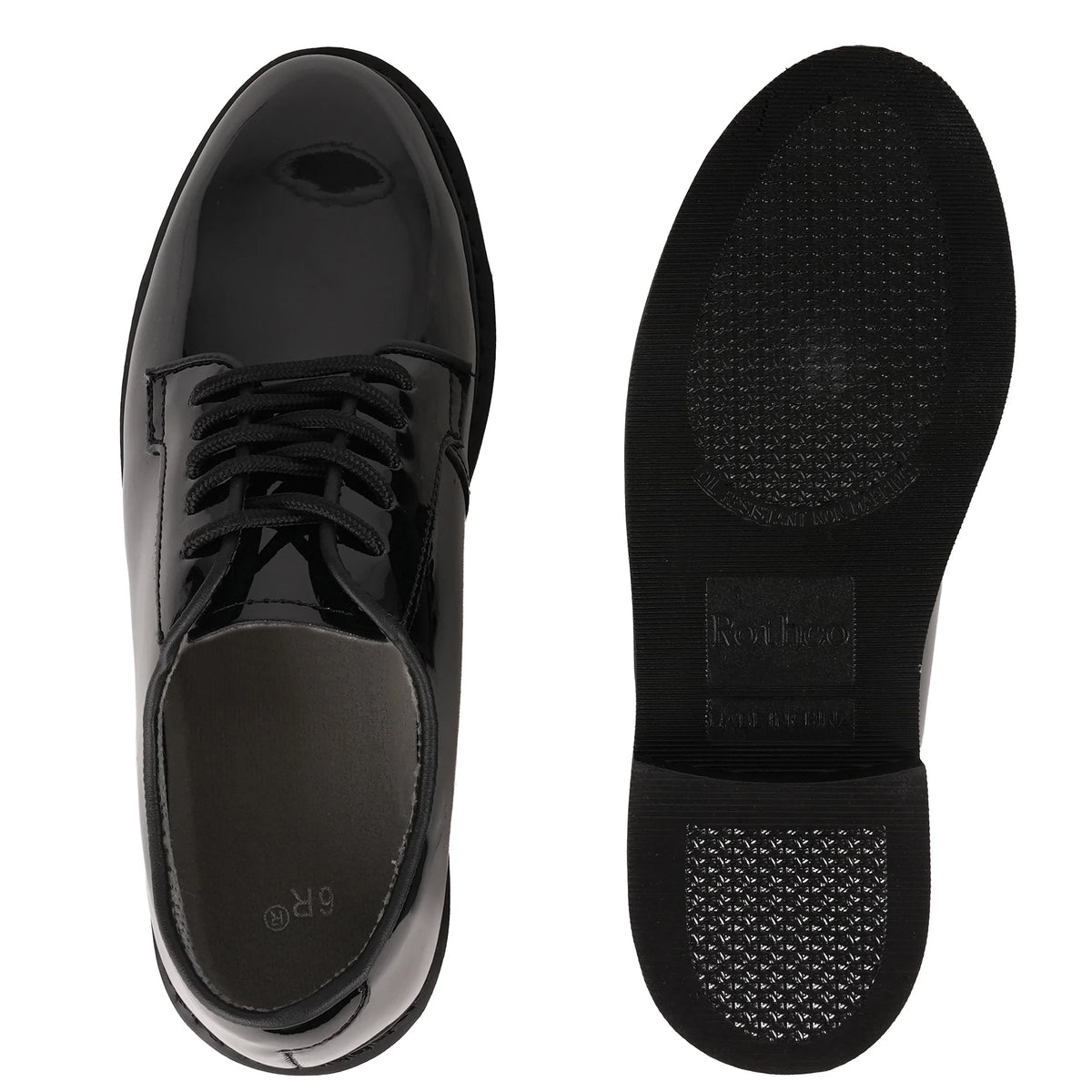 Uniform Hi-gloss Oxford Dress Shoe