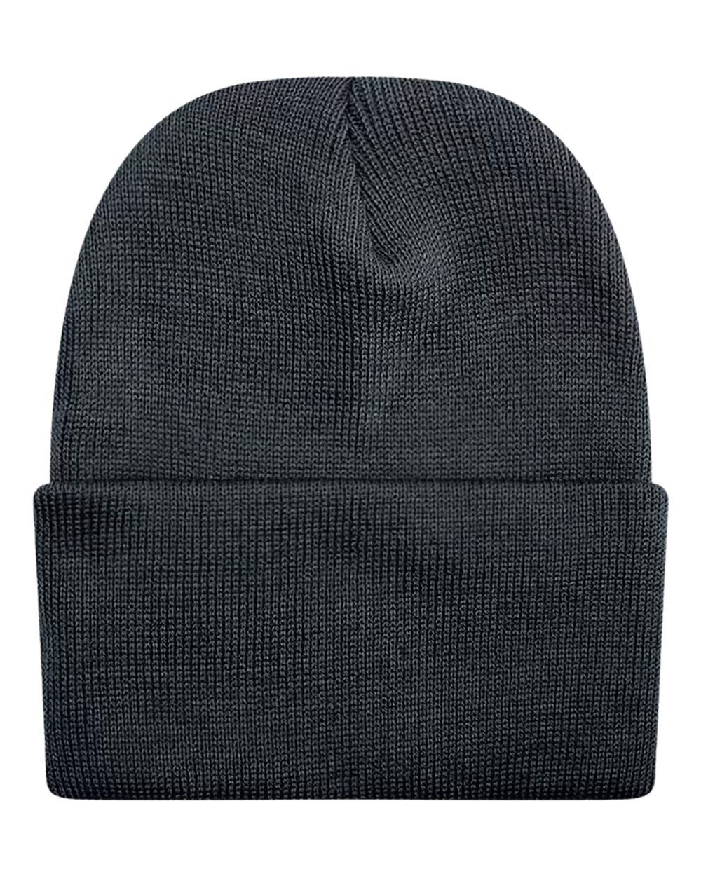 Unionwear 99c176 Solid Knit Ski Hat - Black