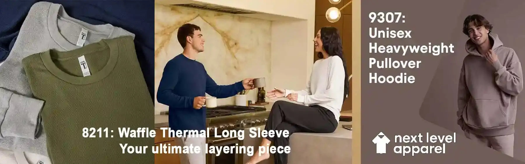 Unisex heavyweight pullover hoodie in a soft, muted gray with a classic relaxed fit and ribbed cuffs.