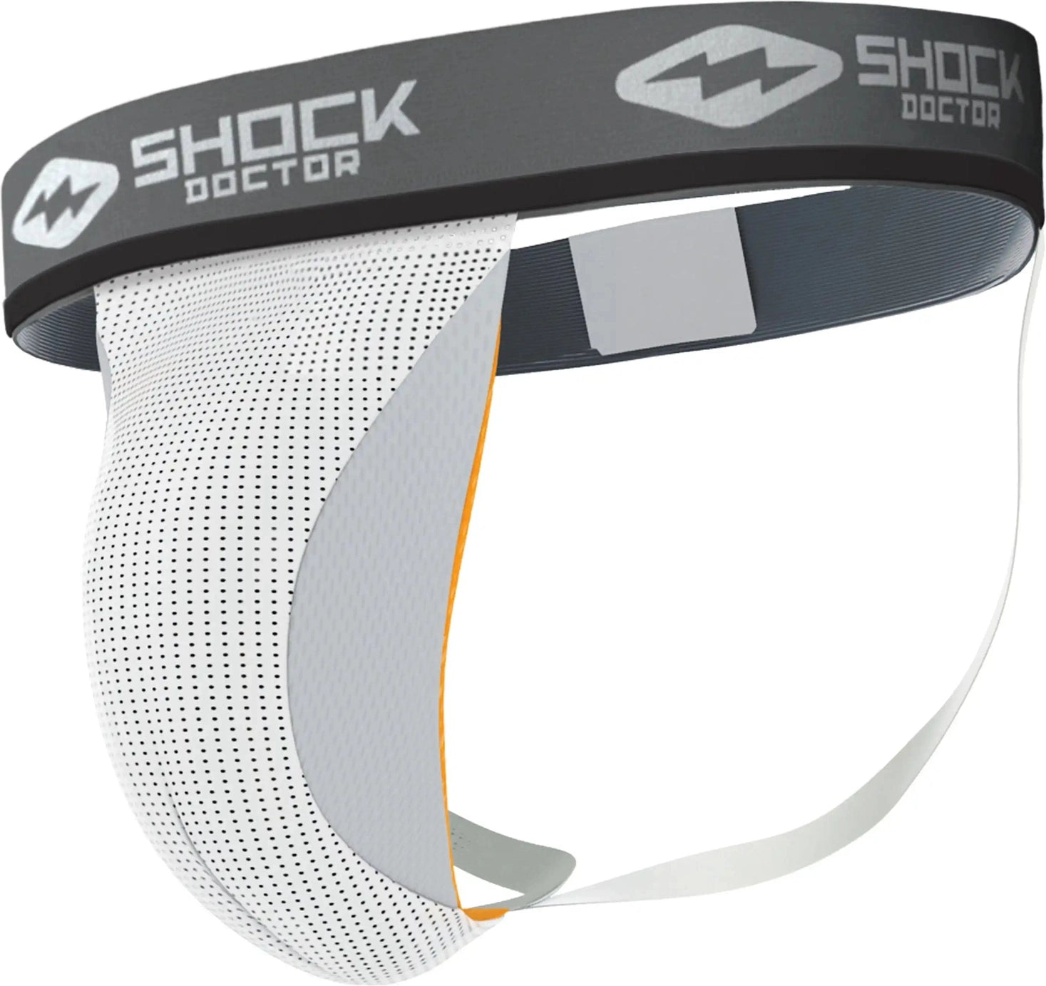 Shock Doctor 218 Supporter W/cup Pocket Blk - White - s