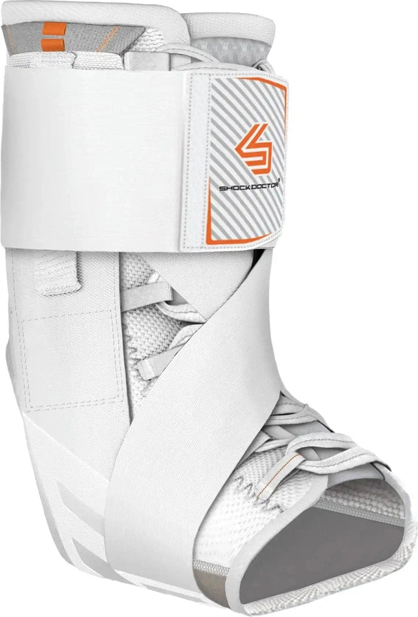Shock Doctor 851 Ultra Wrp Lace Anksupp Blk - White - Xs