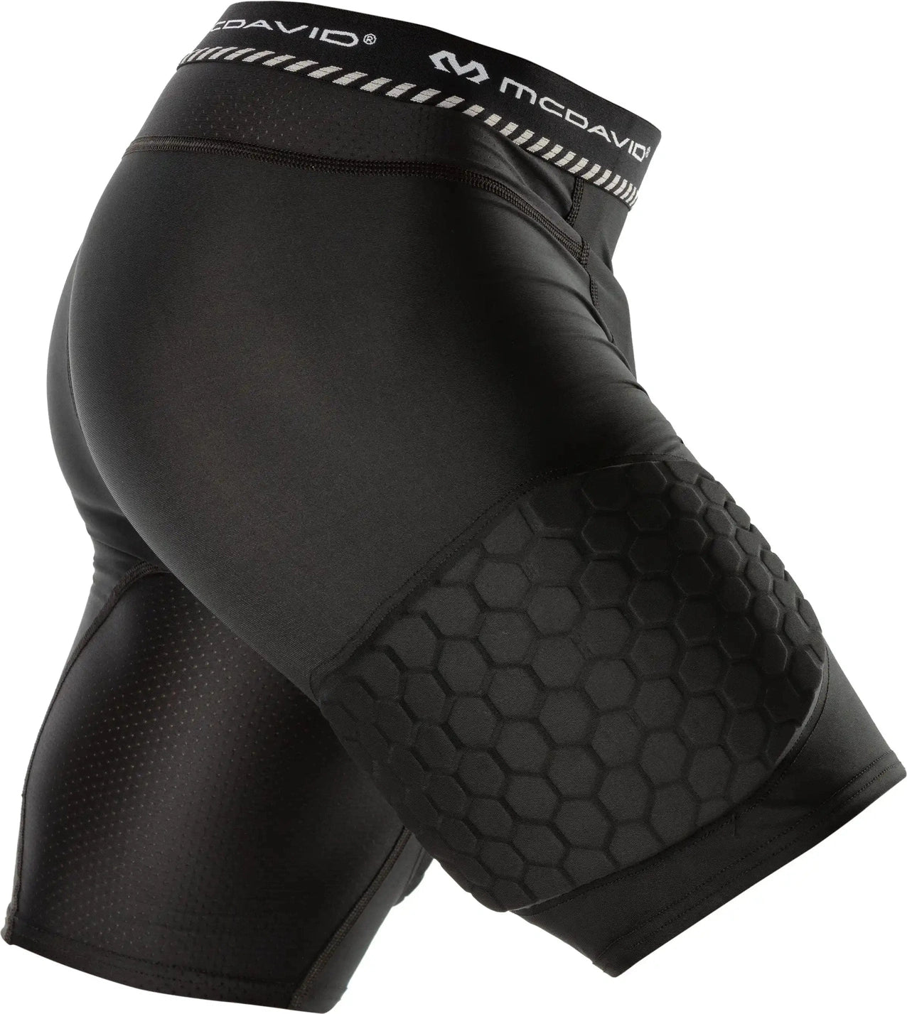 Mcdavid Md20180 Hex Basketball Short W/ Thigh Pads - Black - s
