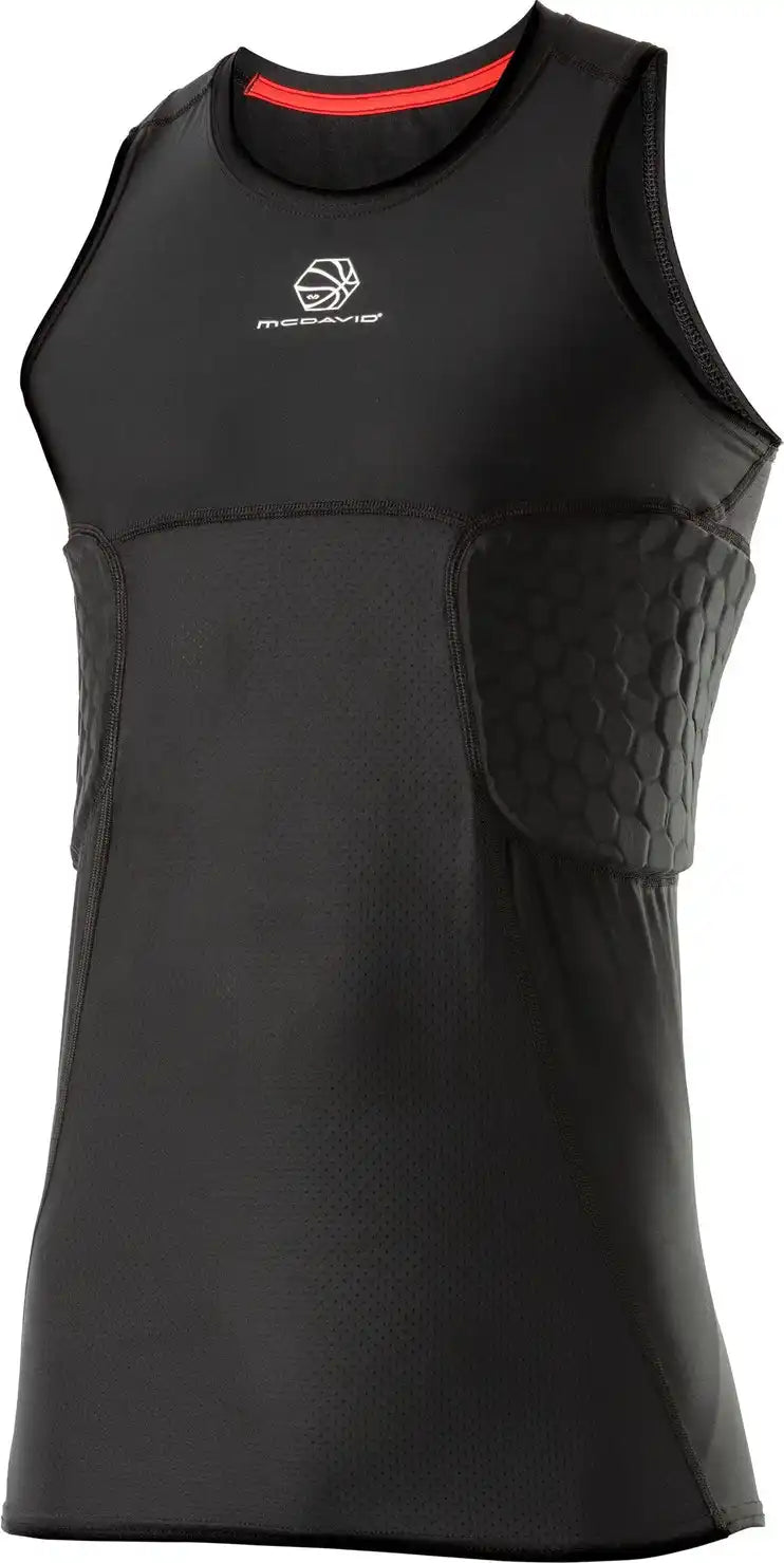 Mcdavid Md20220 Hex Basketball Tank 3-pad - Black - s