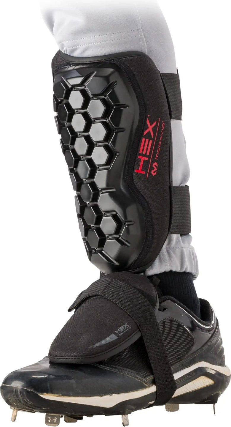 Mcdavid Md21560 Hex High Impact Leg Guard Right - Black / s