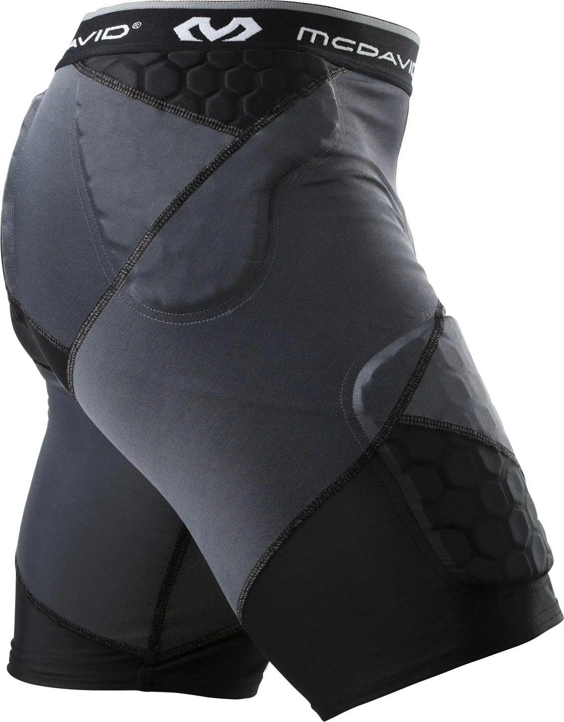 Mcdavid Md8237 Hex Thudd Cross Compression Short - Black - Black / s