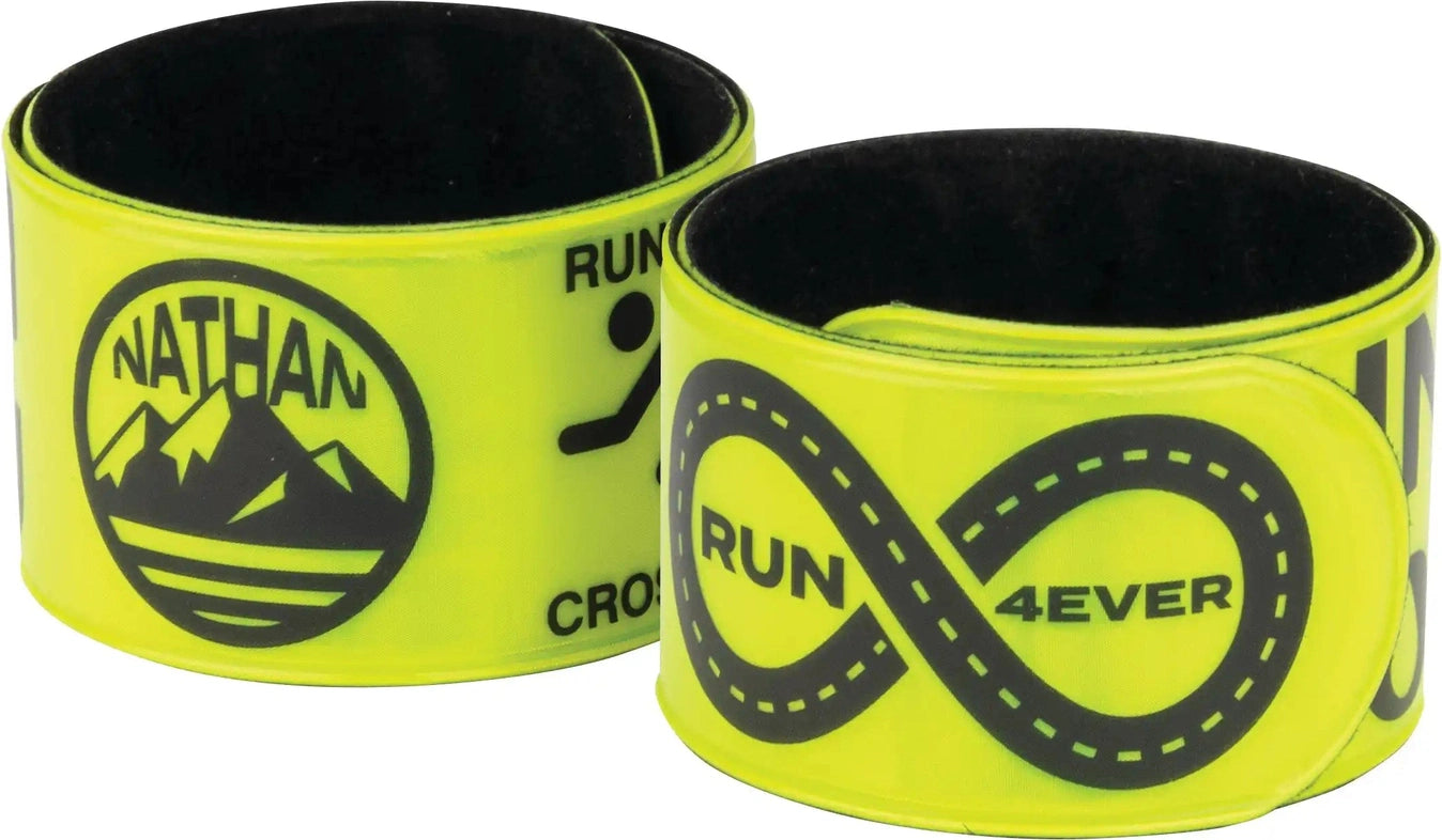 Nathan Sports Ns1014 Reflex Bands - Hi Viz Yellow - Orange / Osfm