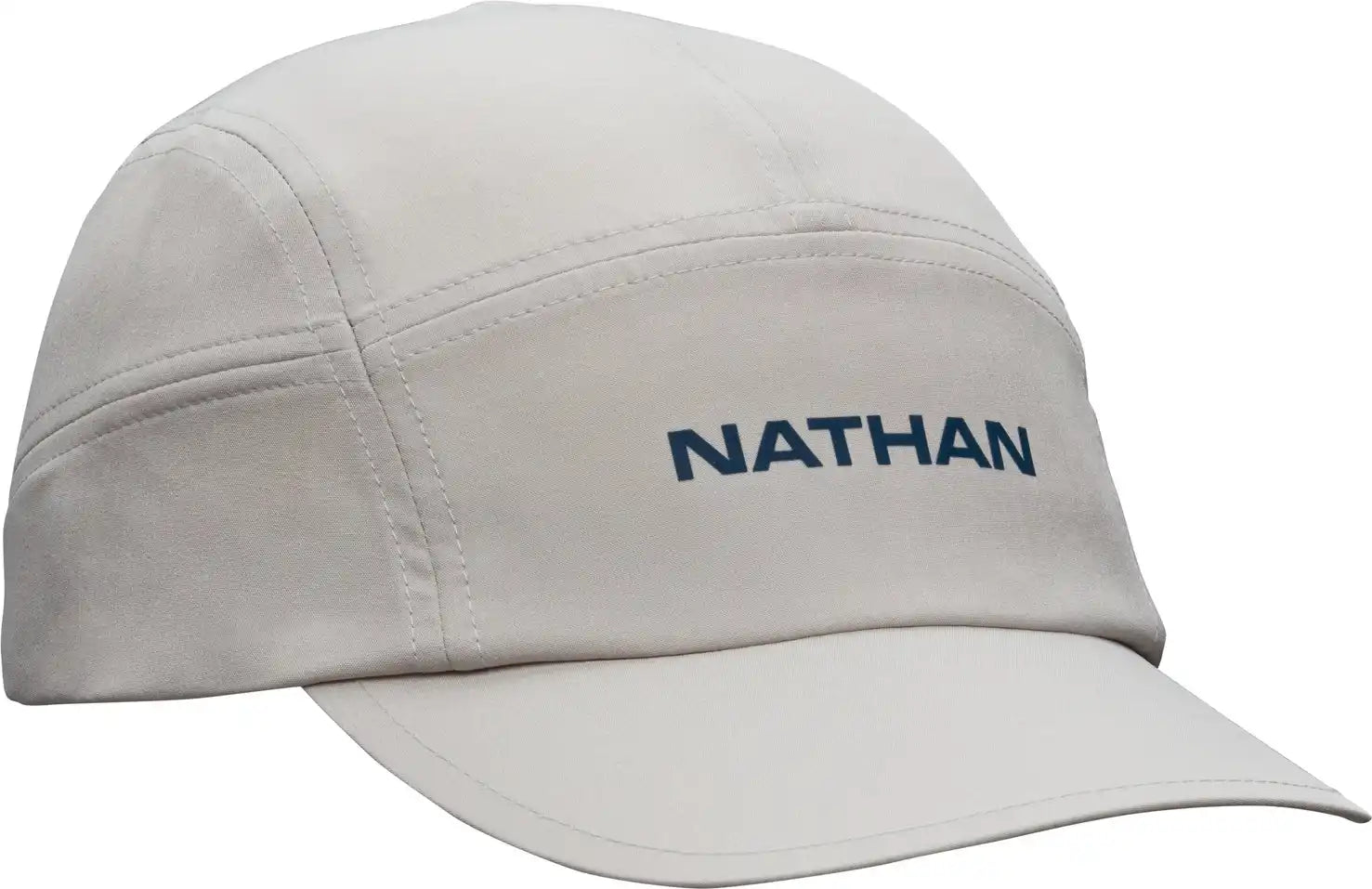 Nathan Sports Ns10800 Run Cool Stash Hat - Vapor Grey Sailor Blue - Grey Sailor Blue / Osfm