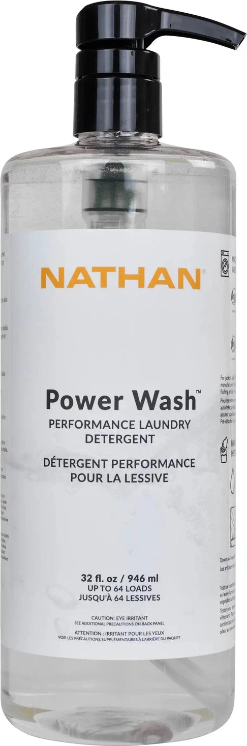 Nathan Sports Ns10840 Power Wash 32oz W/pump (bag) - Clear / 32oz