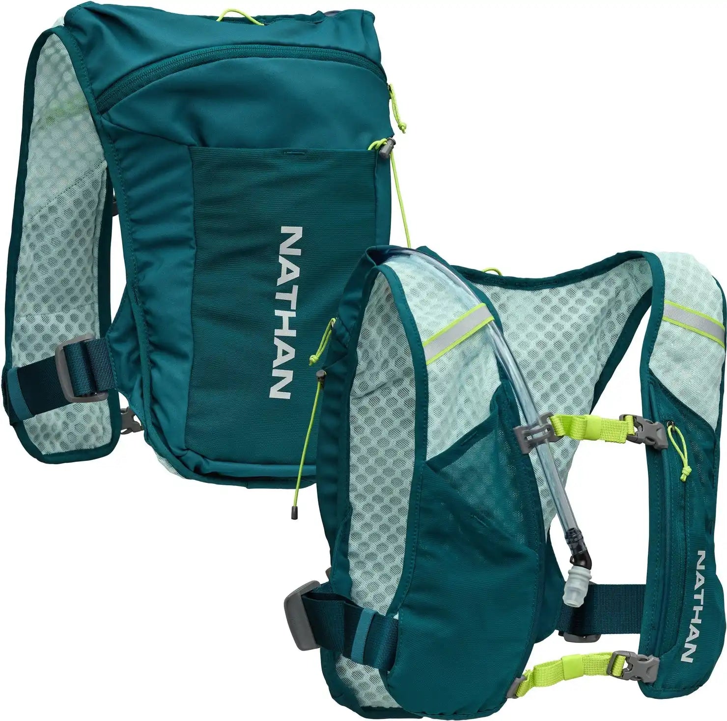 Nathan Sports Ns30770 Quick Start 3.0 4l - Deep Teal Reflective Silver - Teal Reflective Silver / Osfm