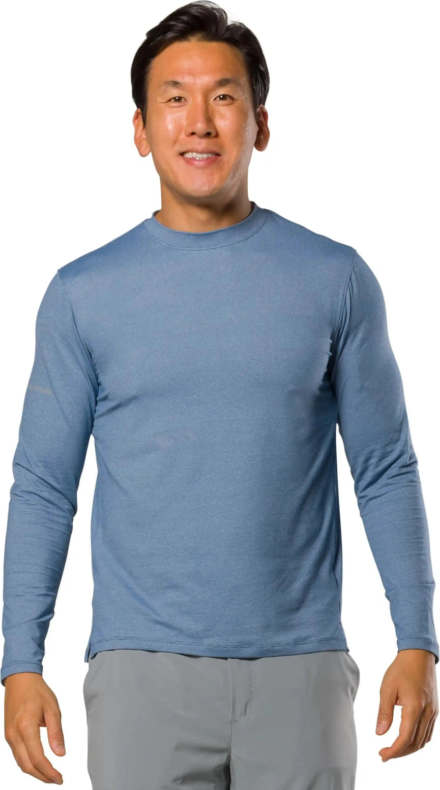 Nathan Sports Ns50400 Dash Long Sleeve - Sailor Blue Stripe - Blue Stripe / s