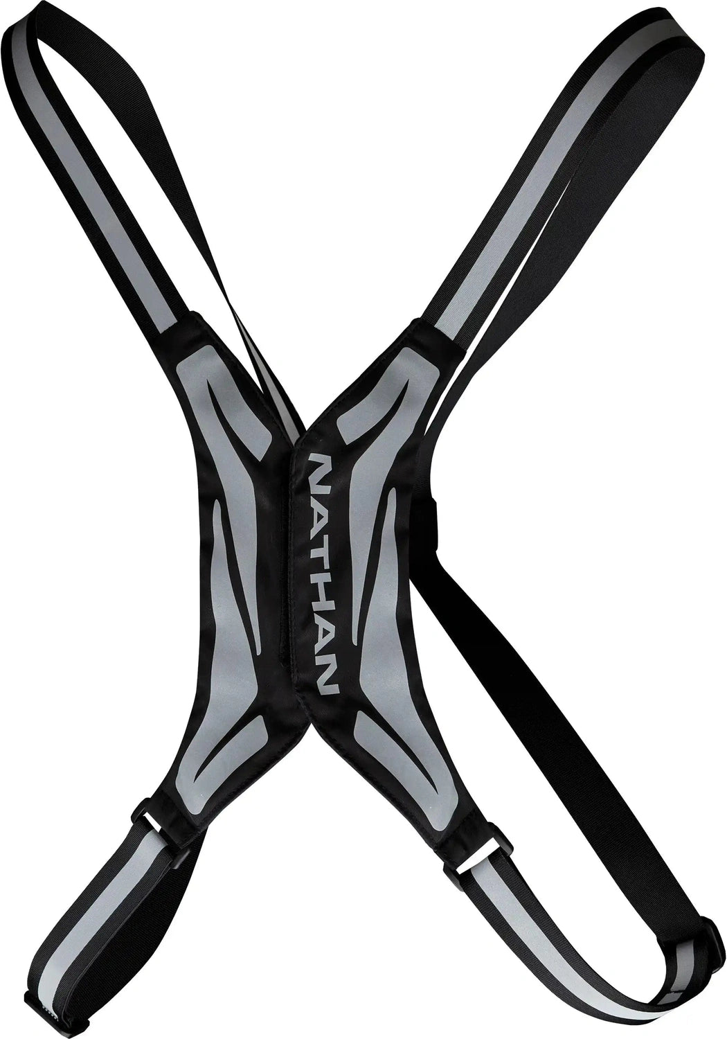 Nathan Sports Ns60320 Hypernight Reflective Vest Lite - Black - Osfm