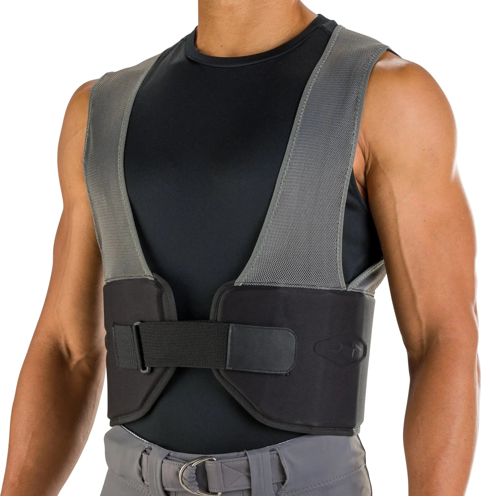 Sock Doctor Sd31410 Showtime Football Rib Vest Adult - Black / l