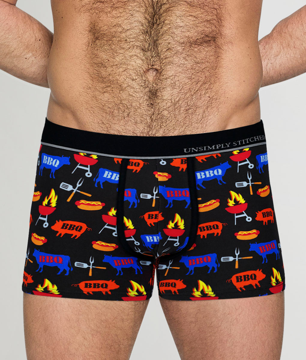 Unsimply Stitched Bbq Trunk - Black Multi / Small