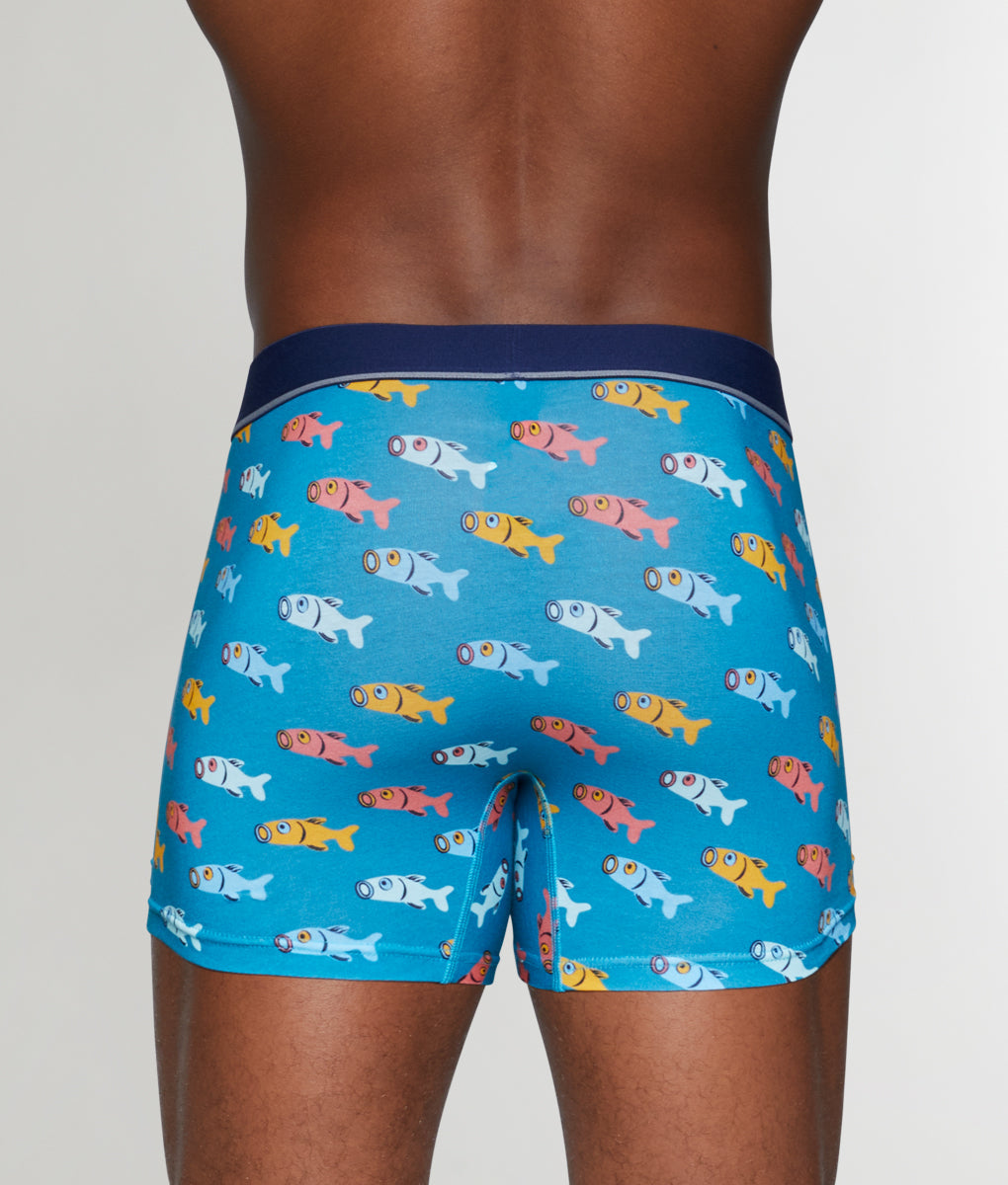 Unsimply Stitched Fish Trunk - Blue / Small