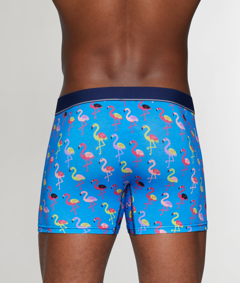 Unsimply Stitched Flamingo Trunk - Blue / Small