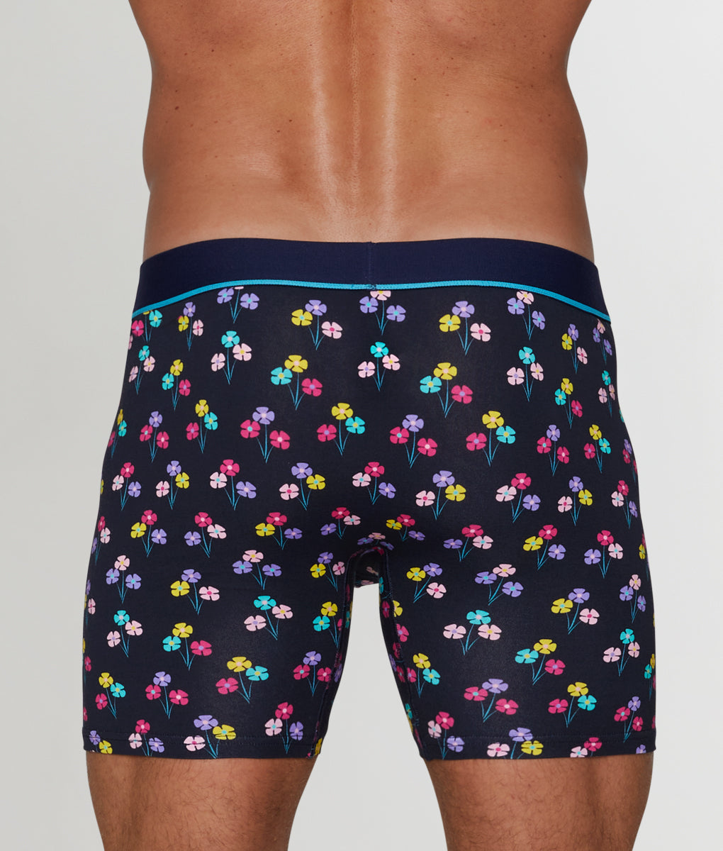 Unsimply Stitched Floral Boxer Brief - Navy / Small
