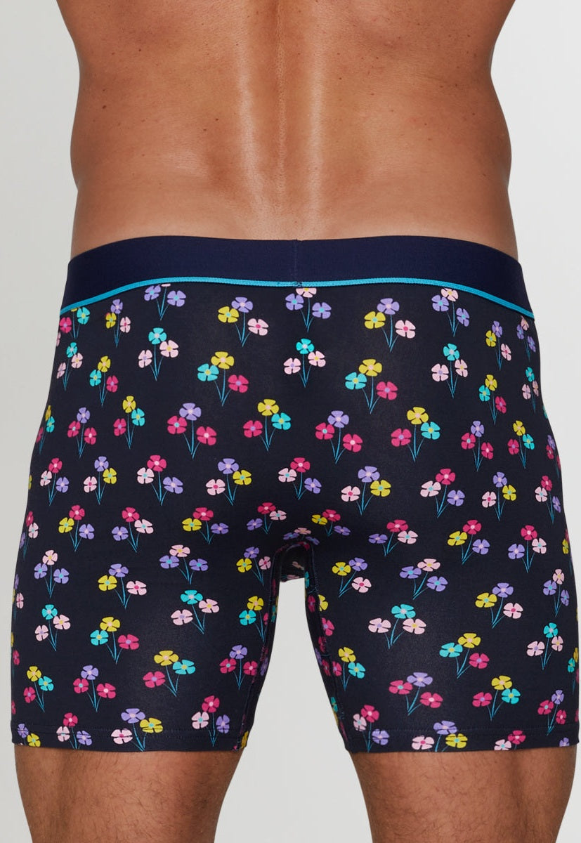 Unsimply Stitched Floral Boxer Brief - Navy / Small