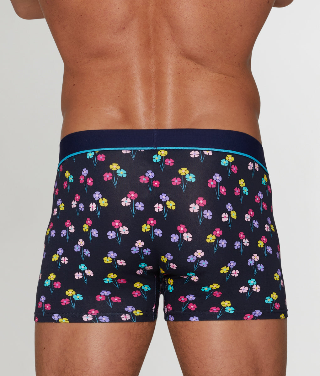 Unsimply Stitched Floral Trunk - Navy / Small