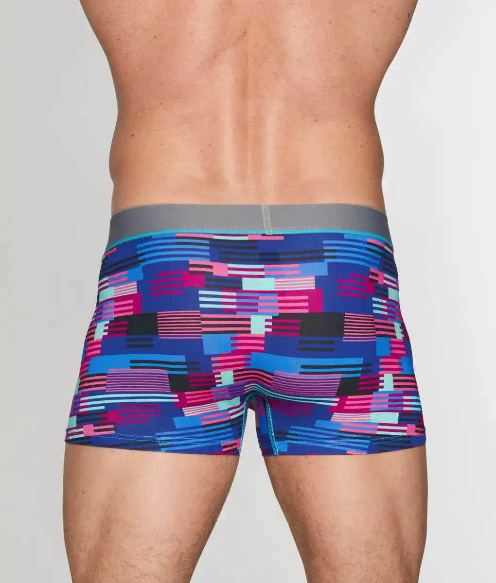 Unsimply Stitched Hatch Stripe Trunk Blue / Small