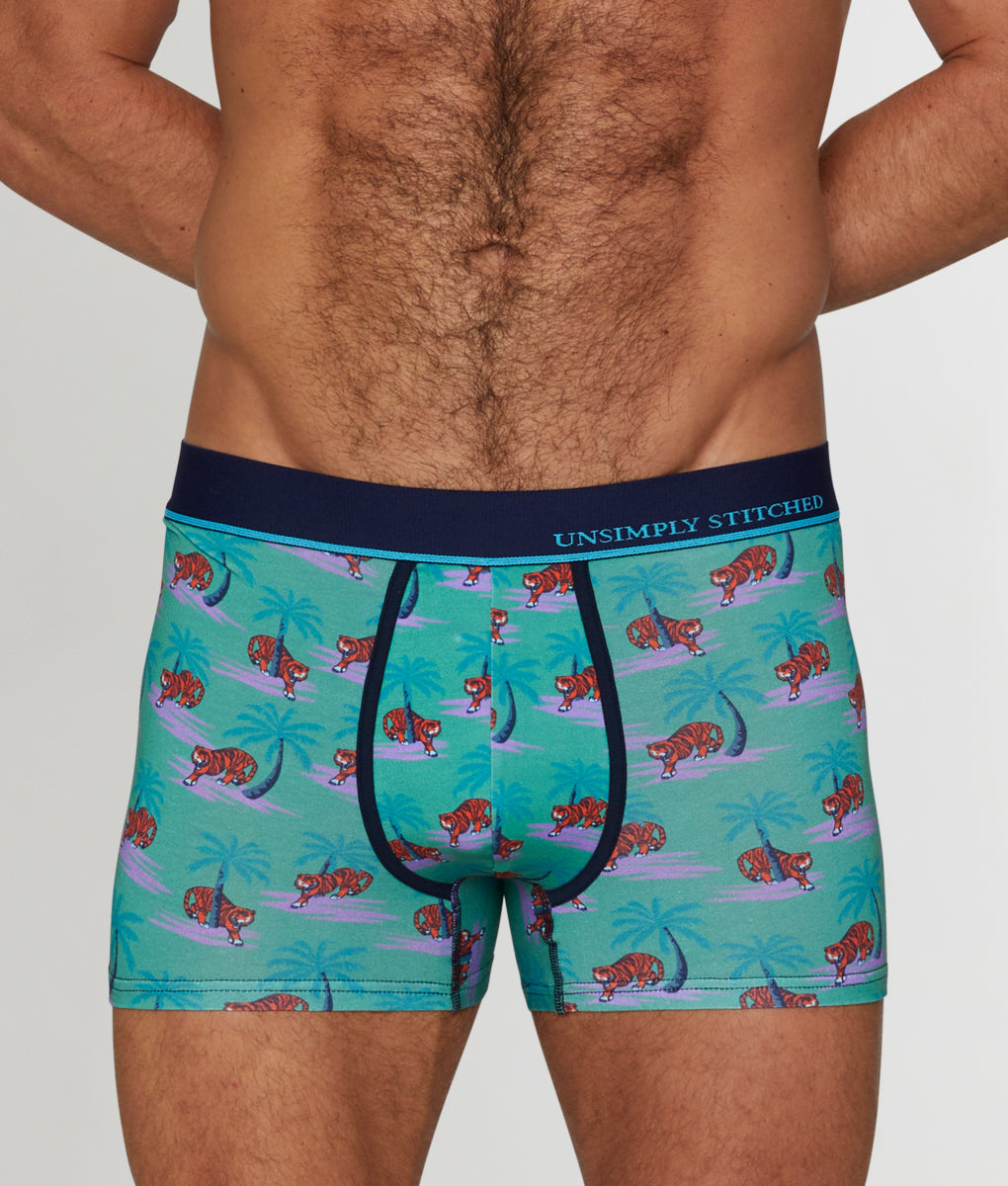 Unsimply Stitched Island Tiger Trunk - Green Multi / Small
