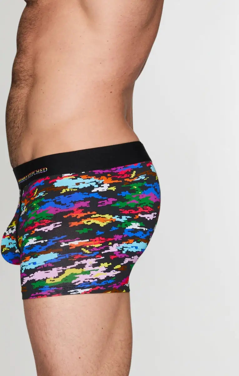Unsimply Stitched Pride Digital Camo Trunk
