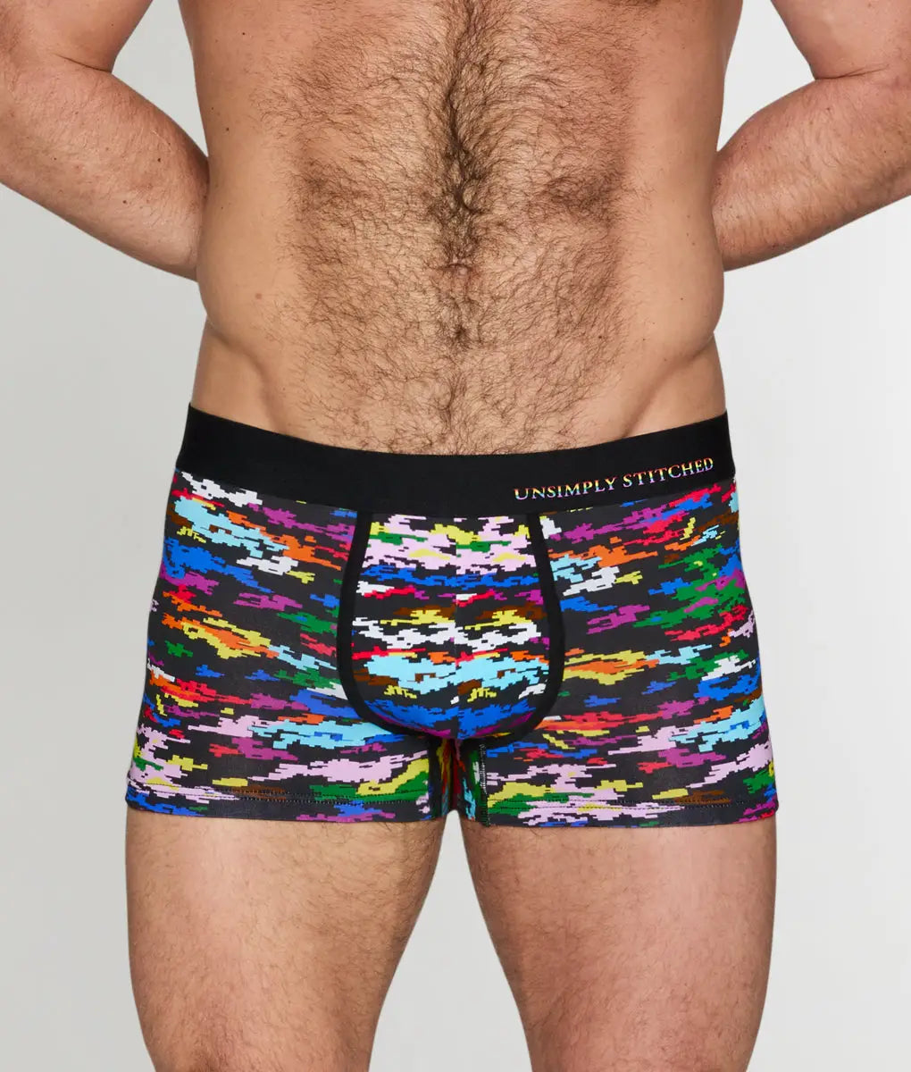 Unsimply Stitched Pride Digital Camo Trunk - Small