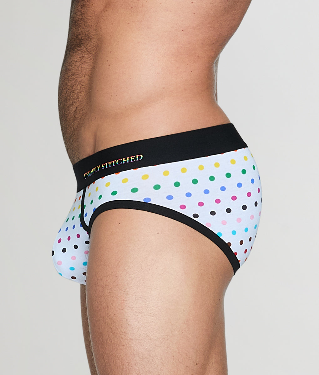 Unsimply Stitched Pride Polka Dot Brief
