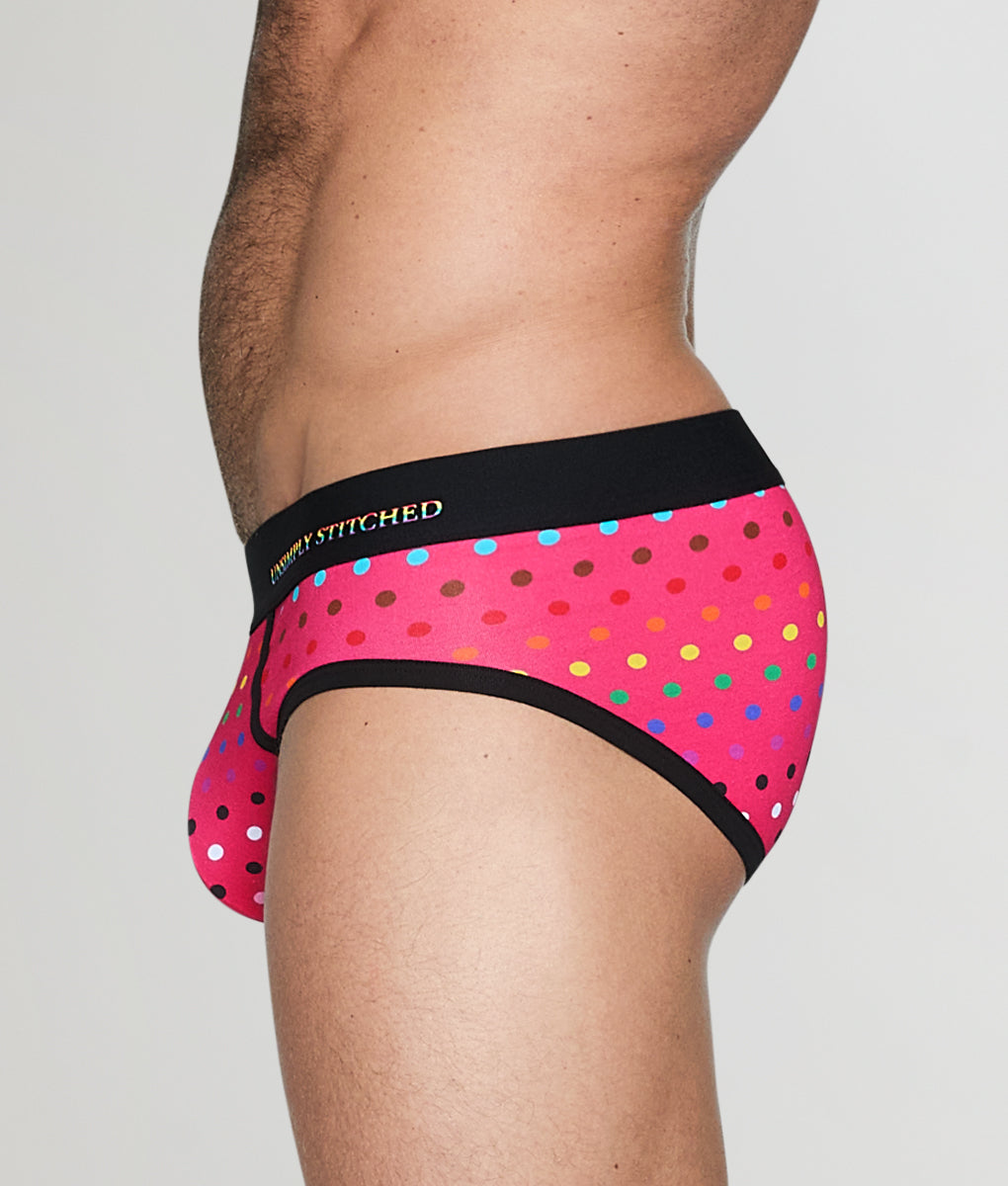 Unsimply Stitched Pride Polka Dot Brief
