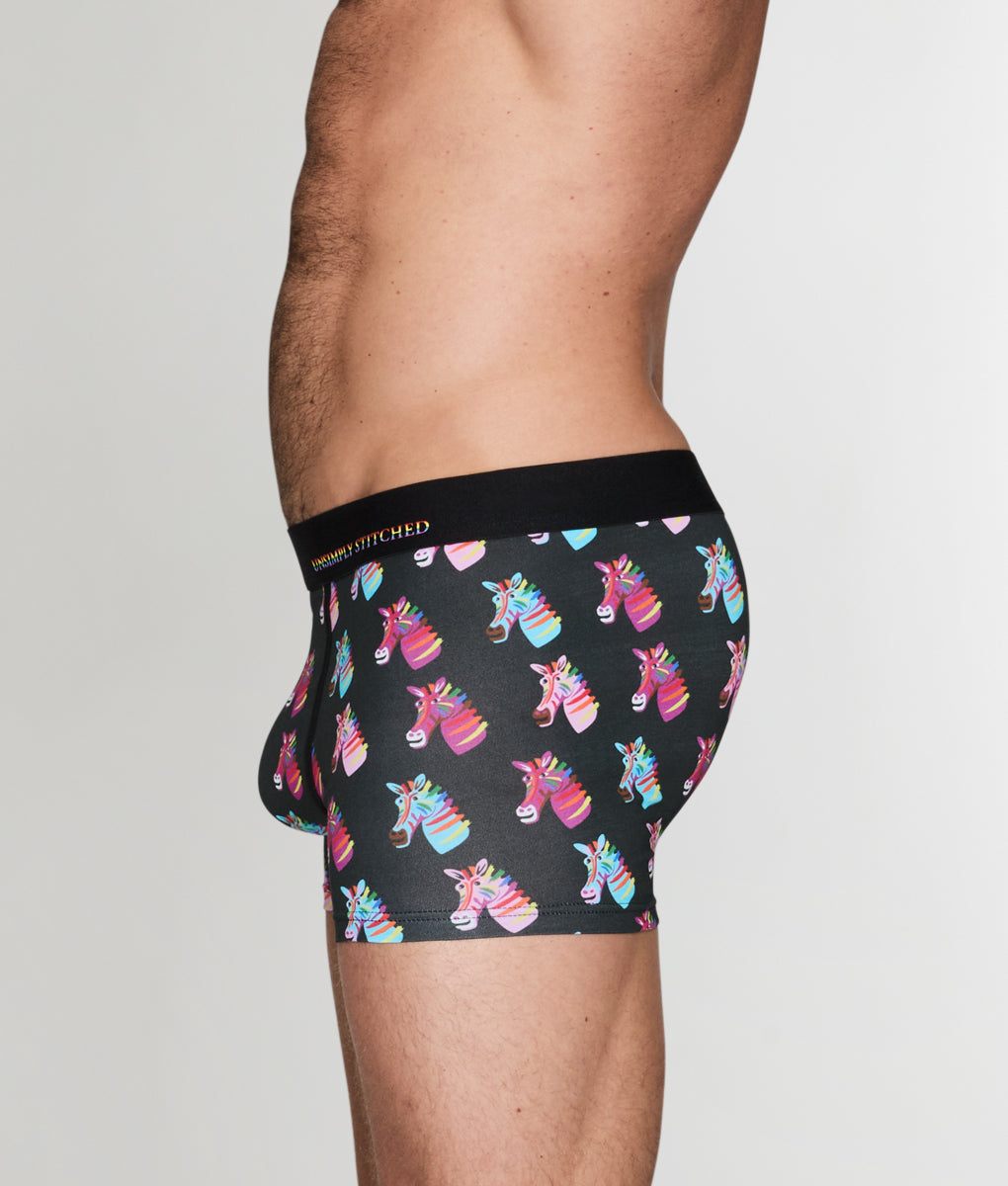 Unsimply Stitched Pride Zebra Trunk